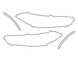 2024-2025 BMW X6, All, Headlight Cover Film