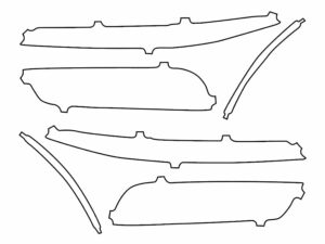 2023-2025 BMW X7, All, Headlight Cover Film