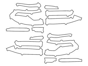 2023-2025 BMW X7, M60i, M-Sport, Tail Light Cover Film