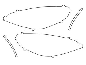 2019-2025 BMW Z4, Roadster, Headlight Cover Film