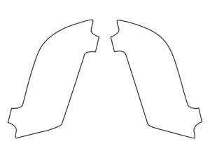 2020-2025 Cadillac CT4, All, Rear Marker Cover Film