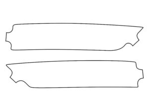 2021-2024 Cadillac Escalade, All, Rear Marker Cover Film