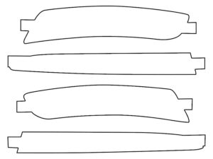 2019-2024 Chevrolet Camaro, All, Rear Marker Cover Film