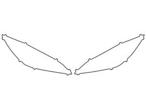 2020-2025 Chevrolet Corvette, All, Headlight Cover Film