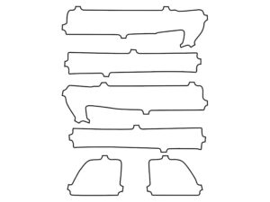 2019-2021 Chevrolet Silverado, 1500, Headlight Cover Film