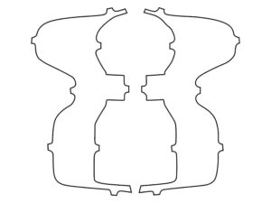 2019-2021 Chevrolet Silverado, 1500, Tail Light Cover Film