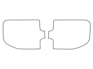 2022-2025 Chevrolet Silverado, 1500 W LED, Reverse Light Cover Film