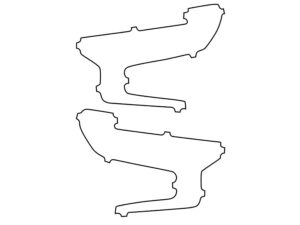 2022-2025 Chevrolet Silverado, 1500 W LED, Headlight Cover Film