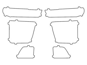 2020-2023 Chevrolet Silverado, 2500, 3500, Headlight Cover Film