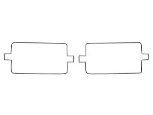 2024-2025 Chevrolet Silverado, 2500, 3500, Fog Light Cover Film