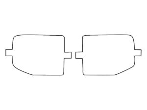 2024-2025 Chevrolet Silverado, 2500, 3500, Reverse Light Cover Film