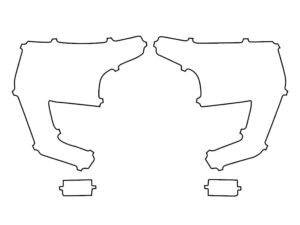 2024-2025 Chevrolet Silverado, 2500 W LED, 3500 W LED, Headlight Cover Film