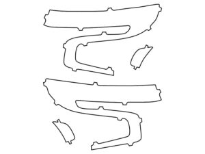 2021-2025 Chevrolet Suburban, All, Headlight Cover Film