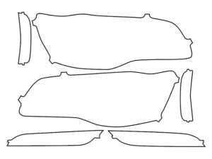 2015-2020 Chrysler 300, All, Headlight Cover Film