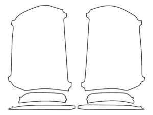 2015-2020 Chrysler 300, All, Tail Light Cover Film