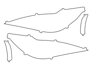 2017-2020 Chrysler Pacifica, All, Headlight Cover Film