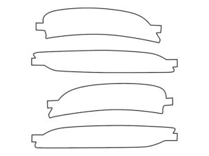 2021-2025 Chrysler Pacifica, All, Rear Marker Cover Film