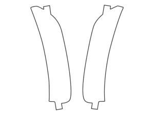 2021-2025 Chrysler Pacifica, All, Side Marker Cover Film