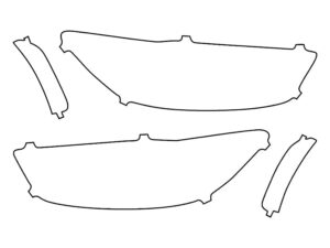 2021-2025 Chrysler Pacifica, All, Headlight Cover Film