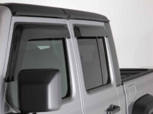 2019-2025 Jeep  Gladiator JT, Ventguard, 4pc, Front, Rear Doors, Smoke
