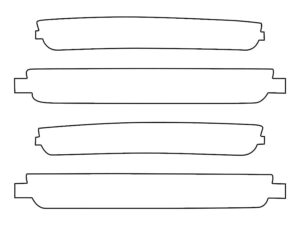 2015-2025 Dodge Challenger, All, Side Marker Cover Film RT, SRT Widebody