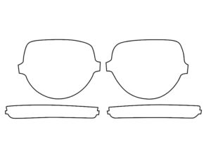 2015-2025 Dodge Challenger, All, Headlight Cover Film RT, SRT Widebody