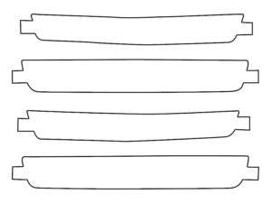 2019-2025 Dodge Challenger, R/T, SRT Widebody, Side Marker Cover Film