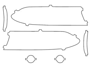 2015-2023 Dodge Charger Daytona, Scat Pack, SRT, Headlight Cover Film