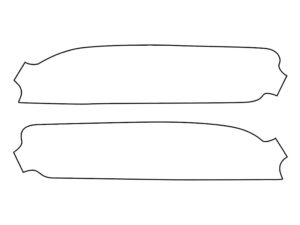 2021-2025 Dodge Durango, All, Daytime Running Light Cover Film