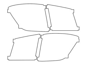 2010-2020 Dodge Journey, All, Tail Light Cover Film