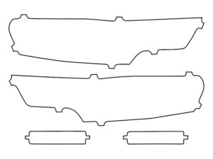 2019-2024 Dodge RAM, 1500 Longhorn, Limited, TRX, Headlight Cover Film