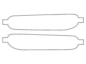 2019-2024 Dodge RAM, 1500 Rebel, Laramie, Fog Light Cover Film