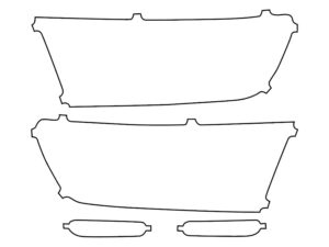 2019-2024 Dodge RAM, 1500 Rebel, Laramie, Headlight Cover Film