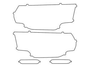 2019-2025 Dodge RAM, 2500, 3500, Headlight Cover Film