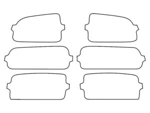 2020-2025 Dodge RAM, 2500, 3500, Reverse Light Cover Film