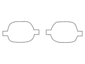 2021-2025 Ford Bronco Sport, All, Fog Light Cover Film