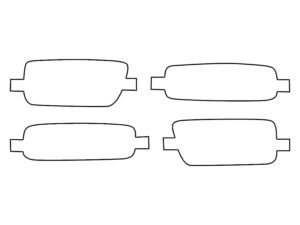 2021-2025 Ford Bronco Sport, All, Rear Marker Cover Film