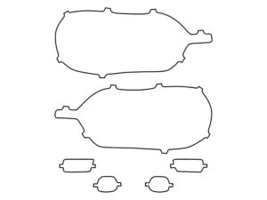 2021-2025 Ford Bronco Sport, All, Headlight Cover Film