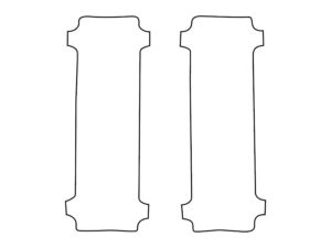 2021-2025 Ford Bronco, All Without LED Option, Rear Reflector Delete Cover Film