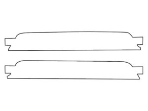 2021-2025 Ford Bronco, All With LED Option, Rear Marker Cover Film