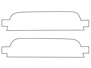 2021-2025 Ford Bronco, All With LED Option, Side Marker Cover Film