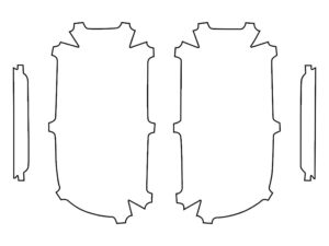 2021-2025 Ford Bronco, All With LED Option, Tail Light Cover Film