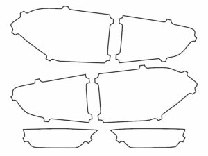 2018-2022 Ford EcoSport, All, Tail Light Cover Film