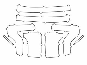 2022-2025 Ford F-150, Lightning, Headlight Cover Film