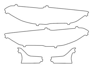 2019-2020 Ford Fusion, Hybrid, Headlight Cover Film