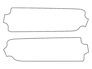 2019-2020 Ford Fusion, SE, Fog Light Cover Film