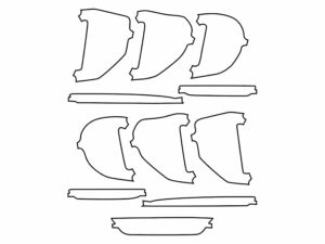 2018-2023 Ford Mustang, All, Tail Light Cover Film