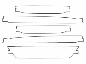 2018-2022 Ford Mustang, All, Rear Marker Cover Film