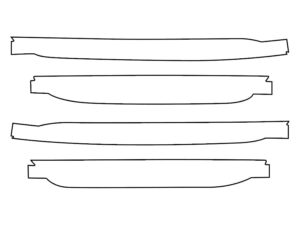 2015-2020 Ford Mustang, GT350, Rear Marker Cover Film