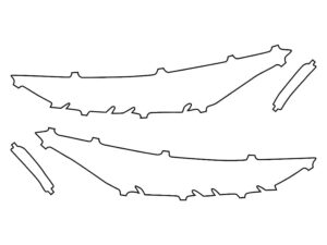 2021-2025 Ford Mustang Mach-E, All, Headlight Cover Film